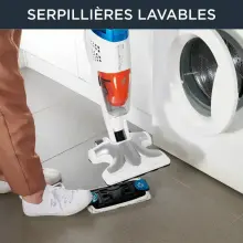 Rowenta RY8544 Nettoyeur Vapeur Aspirateur 3-en-1