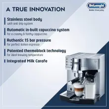 DeLonghi Machine Expresso EC850M Inox