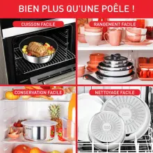 Tefal Ingenio Batterie de cuisine 20 pièces L897SK04
