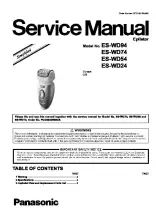 Panasonic Épilateur ES-WD74