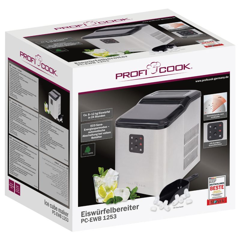 Proficook machine à glaçons 1.5L 12KG  PC-EWB 1253