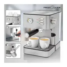 ProfiCook Cafetière Expresso PCES1209 20 Bars