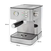 ProfiCook Cafetière Expresso PCES1209 20 Bars