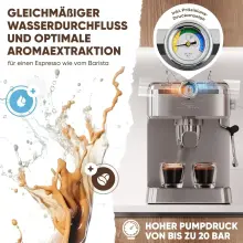 ProfiCook  Machine à café espresso PC ES 1267