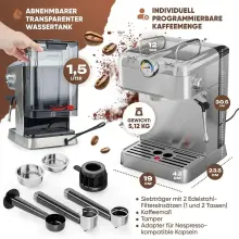 ProfiCook  Machine à café espresso PC ES 1267