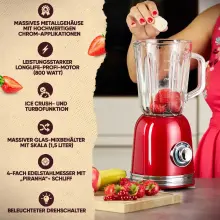ProfiCook blender  800W 1.5 Litres Red PC-UM 1195