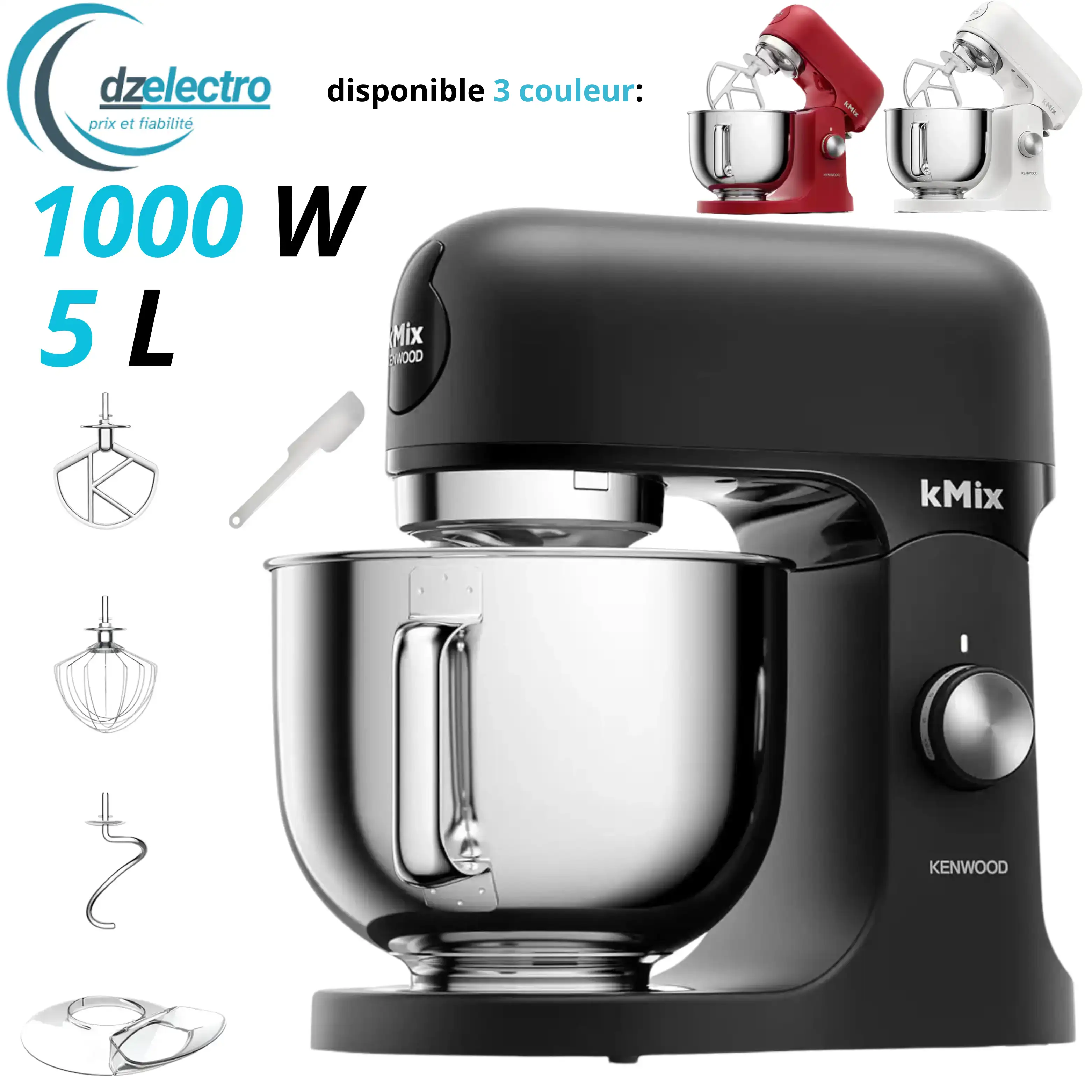 Kenwood pétrin KMIX KMX751ABK 1000W