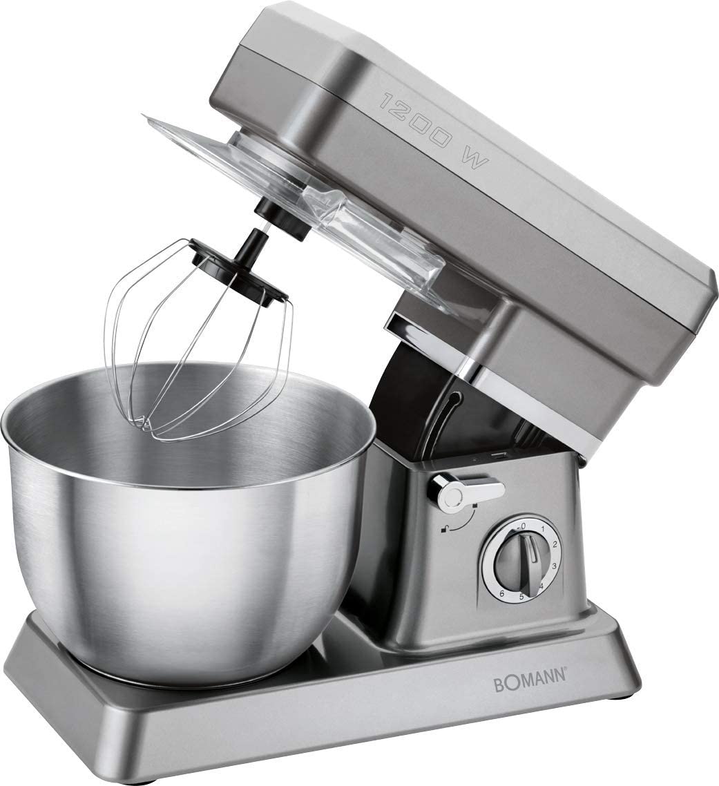Bomann  Pétrin 6.3 L 1200 W  KM 398 CB GRIS