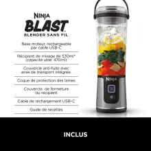 Ninja Blender portable sans fil Blast  Noir BC151EUBK