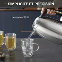 Krups Bouilloire Inox 1.7L BW552D10 Premium