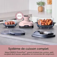Ninja Crispi 4 en 1 FN101PK Cuisson Portable 1500 W