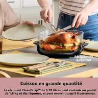 Ninja Crispi 4 en 1 FN101PK Cuisson Portable 1500 W