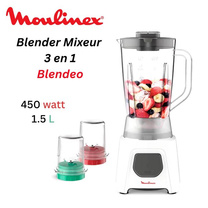 Moulinex blender mixeur 450W 1.5L   LM2B3126