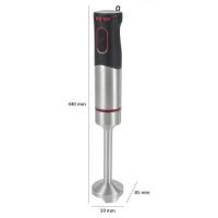roficook mixeur plongeant 1000w acier inoxydable PC-SMS 1226