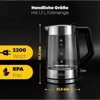 Bouilloire Proficook Verre PC-WKS1190G
