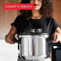 Seb cocotte minute clipso chef+ 8L 4programmes