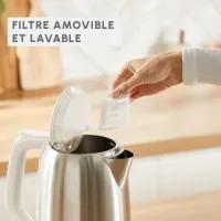 Bouilloire Moulinex 1.7L Inox Subito BY5S1AE0