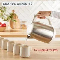 Bouilloire Moulinex 1.7L Inox Subito BY5S1AE0