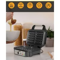 Gaufrier Proficook 2 Gaufres Inox 1000W PC-WA1240