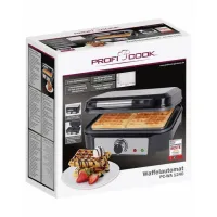 Gaufrier Proficook 2 Gaufres Inox 1000W PC-WA1240