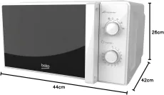Beko micro onde 5 niveaux de puissance 20l MOC20100WFB