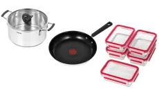 Tefal G737S325 Batterie Meal Prep 9 Pièces Induction