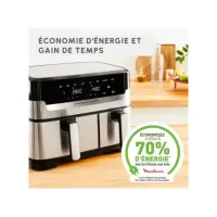 Moulinex Friteuse Sans Huile EZ905D20 Double Panier