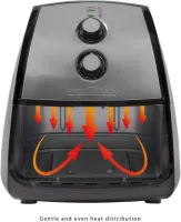 ProfiCook airfryer friteuse sans huile 3.5l PC FR 1115 H
