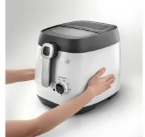 DeLonghi friteuse à poser 3l 1800 W gris blanc FS8065