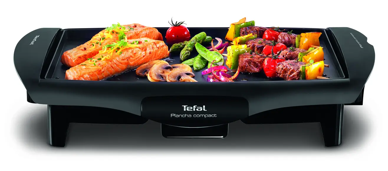 Tefal plancha compact 45x30x9cm 1800w CB500512