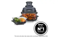 Ninja Crispi Airfryer en verre FN101EUGY Bleu Gris FN101EUGY