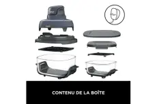 Ninja Crispi Airfryer en verre FN101EUGY Bleu Gris FN101EUGY