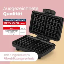 Clatronic Gaufrier Wa 3606 – Argent