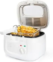 Clatronic FR 3771 Friteuse a huile 1800 W blanc