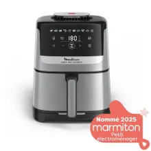 Friteuse Easy Fry Silence, 5L, Air fryer, Inox EZ552DF0