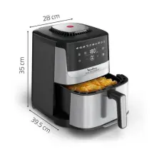 Friteuse Easy Fry Silence, 5L, Air fryer, Inox EZ552DF0