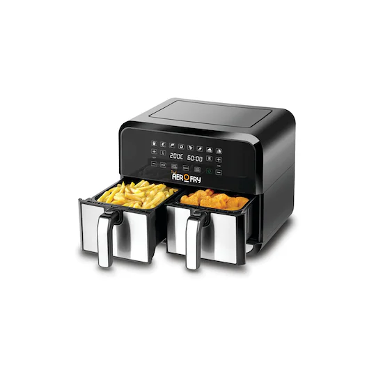 Black & Decker airfryer friteuse double zone 8L DZAF1700-B5