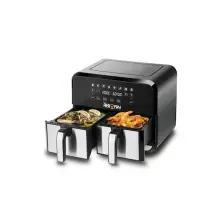 Black & Decker airfryer friteuse double zone 8L DZAF1700-B5