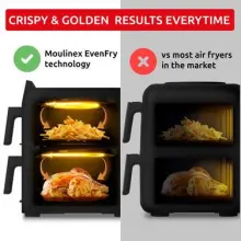 Moulinex  friteuse Air Fryer Crispy Stack 10 L EZ7528F