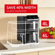 Moulinex  friteuse Air Fryer Crispy Stack 10 L EZ7528F