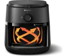 Philips Friteuse sans huile 4.2l 1500w noir - NA120/00