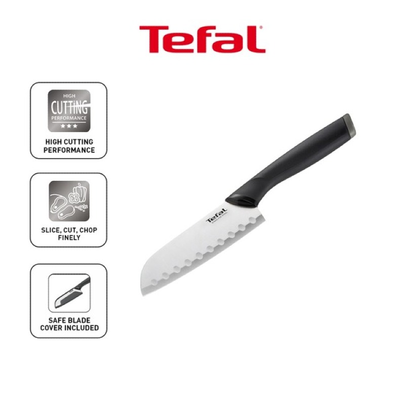 Tefal Santoku Comfort K22136 Couteau Inox 12 cm