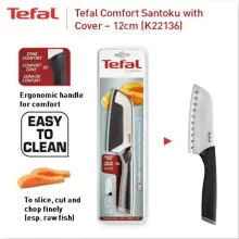 Tefal Santoku Comfort K22136 Couteau Inox 12 cm