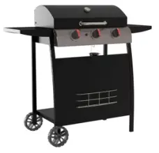 simpl Barbecue à Gaz 3 feux sur Roues Seattle