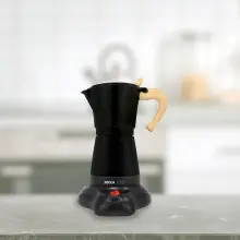 Jocca Cafetière Italienne Électrique Nature Line 6 Tasses