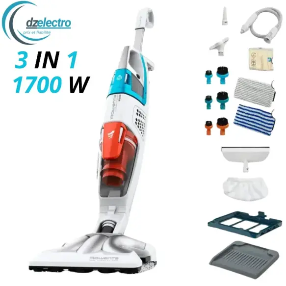 Rowenta RY8544 Nettoyeur Vapeur Aspirateur 3-en-1