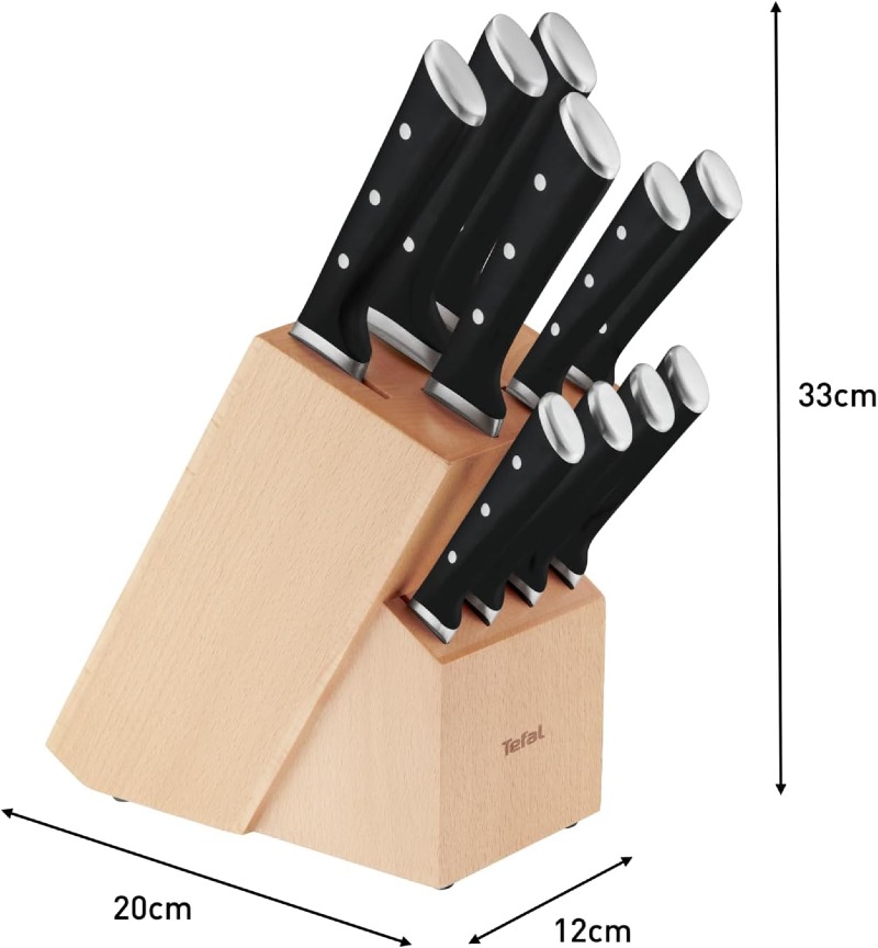 Tefal Ice Force Bloc 11 Pièces Couteaux K232SA14