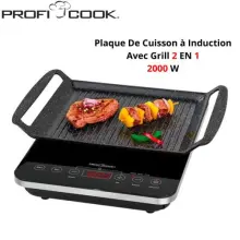 ProfiCook Plaque Induction & Grill ITG 1130 2000 W