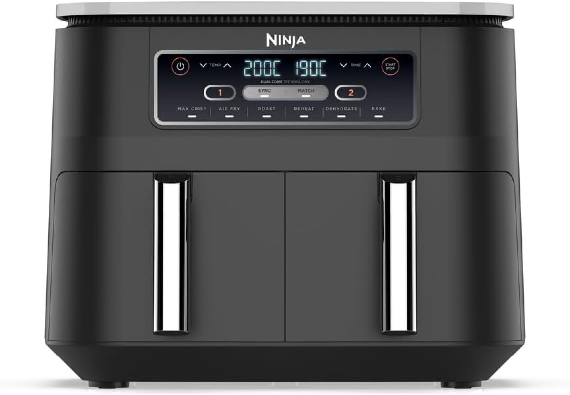 Ninja Foodi Dual Zone AF300EU Air Fryer 7,6 L 2400 W