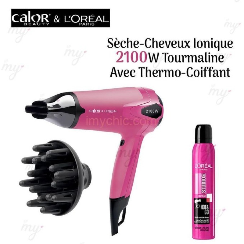 Sèche-cheveux Calor 2100W Anti-Frisottis YY2480FF